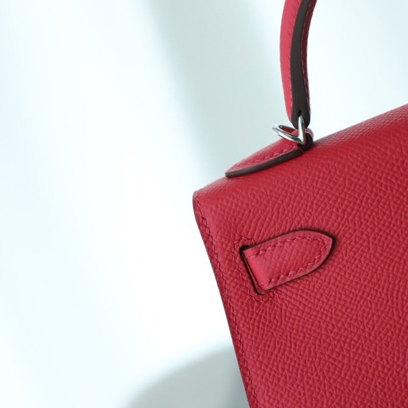 i6 rose extreme epsom & S3 Rouge Coeur interior Kelly mini II with PHW
