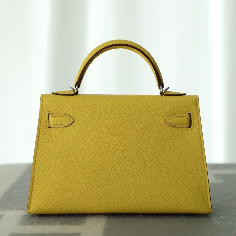 9O Jaune De NapIes epsom mini kelly II with PHW