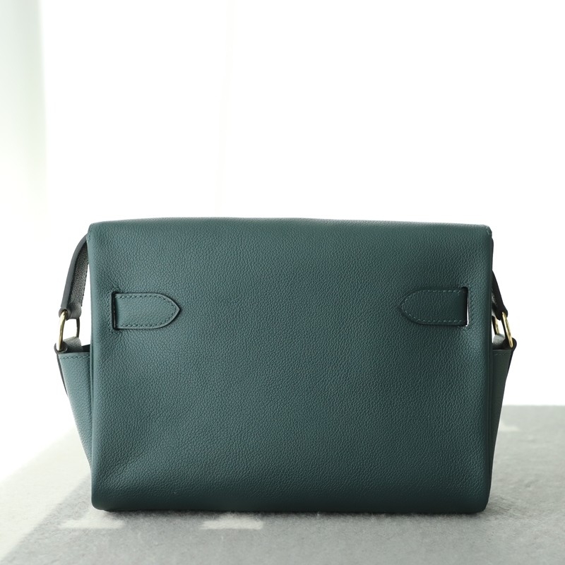 6O Vert Cypres Kelly Messenger Evercolor With Ghw