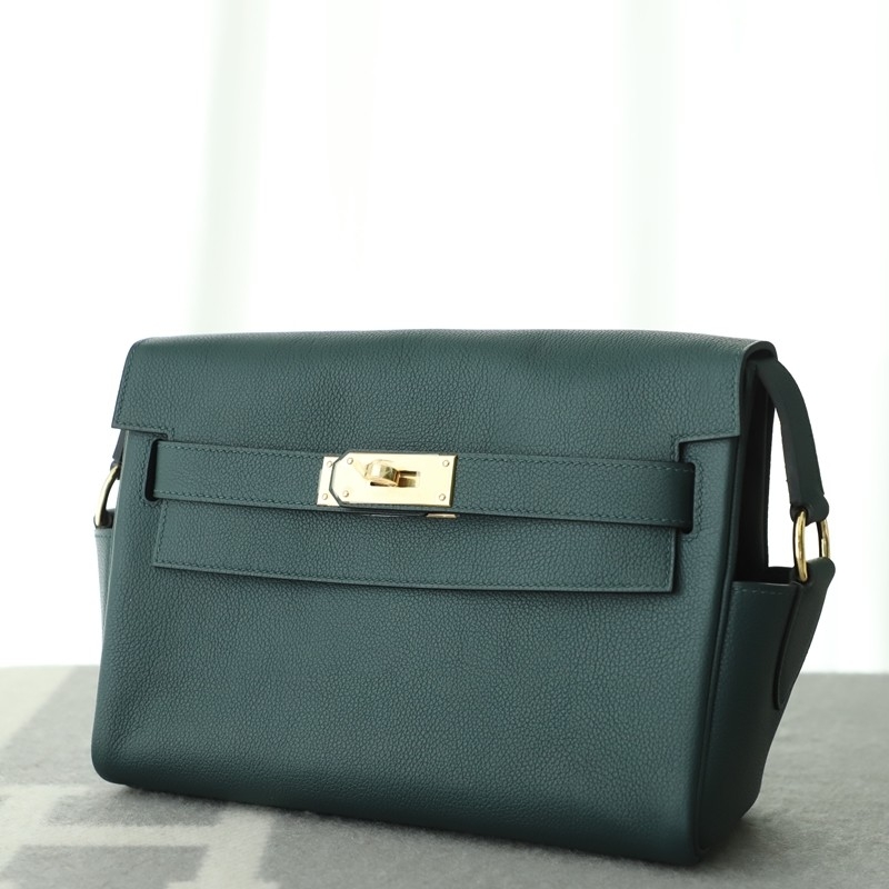 6O Vert Cypres Kelly Messenger Evercolor With Ghw