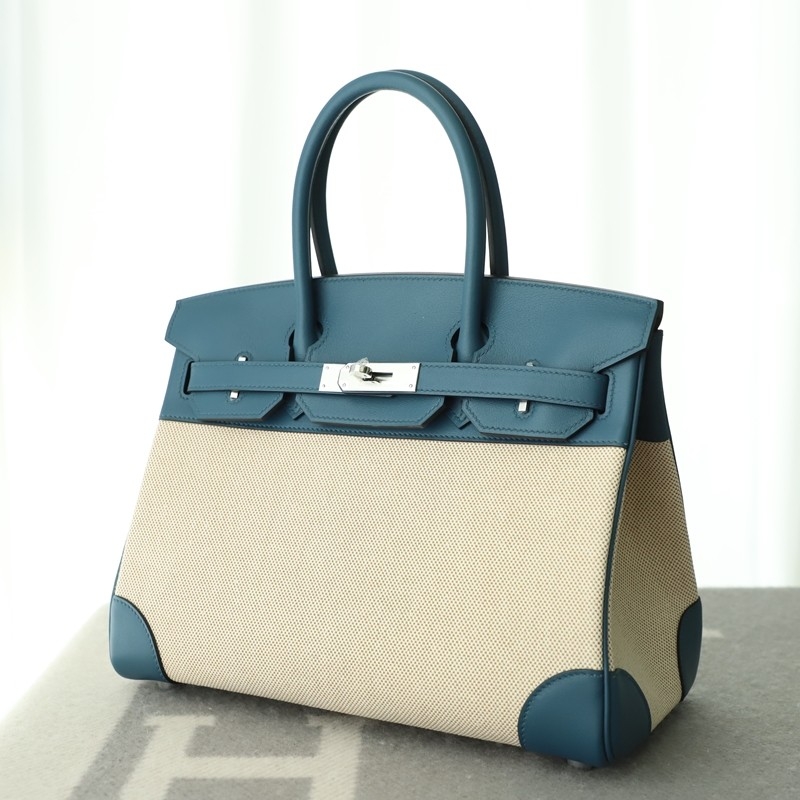 BIeu RoyaI Swift and Toile Birkin 30 PHW