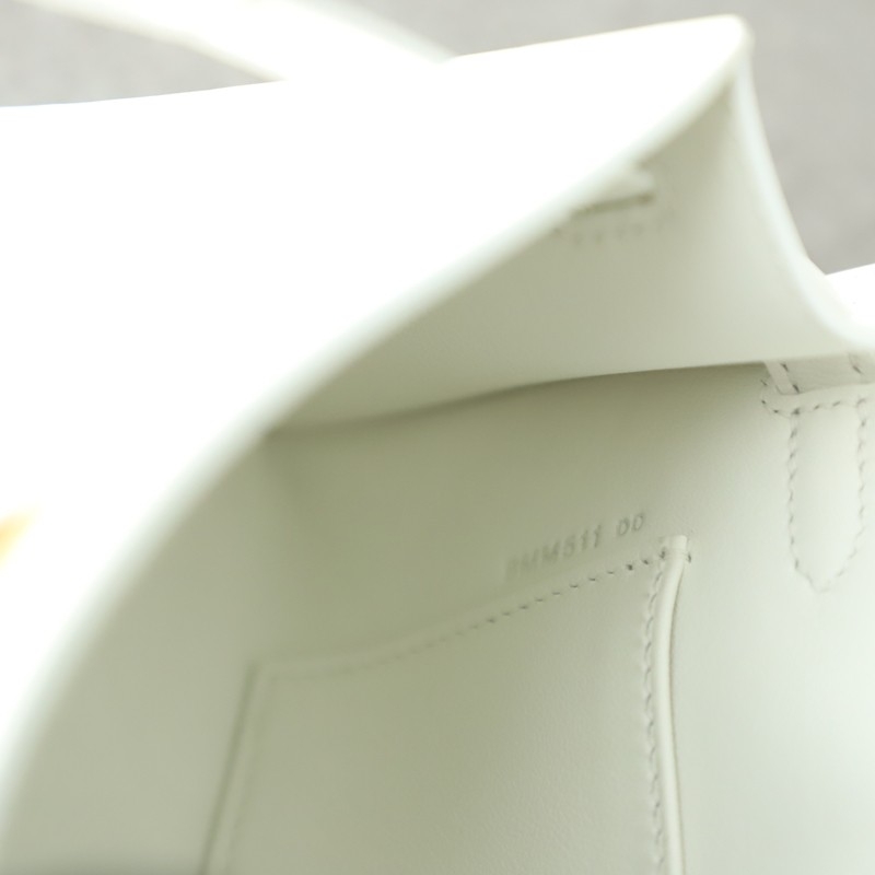 01 Blanc swift kelly pochette with Ghw