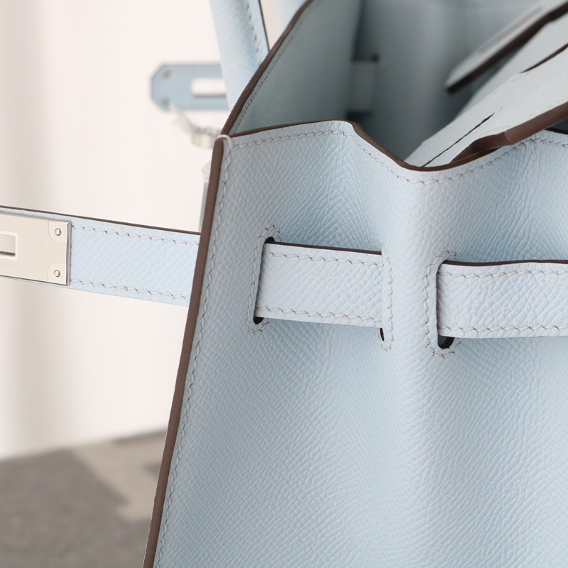 T0 Blue brume epsom sellier Birkin30 with PHW