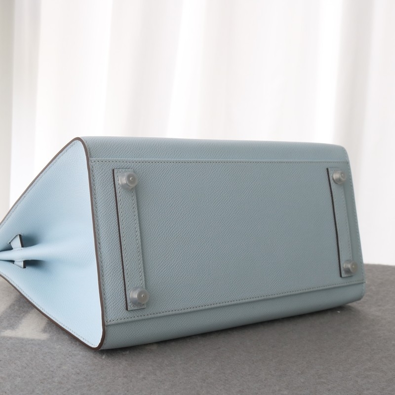 T0 Blue brume epsom sellier Birkin30 with PHW