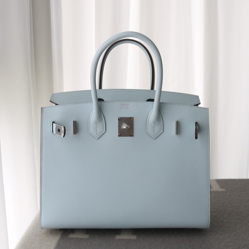 T0 Blue brume epsom sellier Birkin30 with PHW