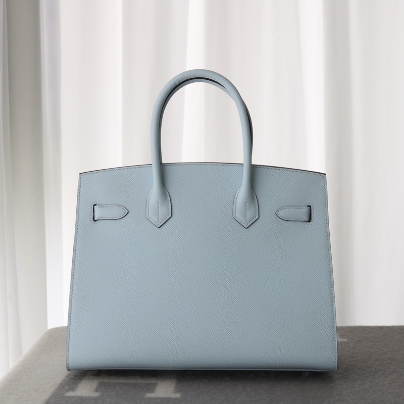 T0 Blue brume epsom sellier Birkin30 with PHW