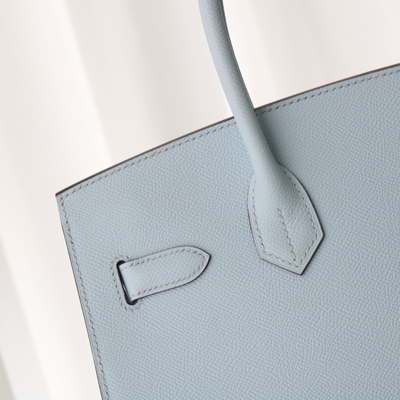 T0 Blue brume epsom sellier Birkin30 with PHW