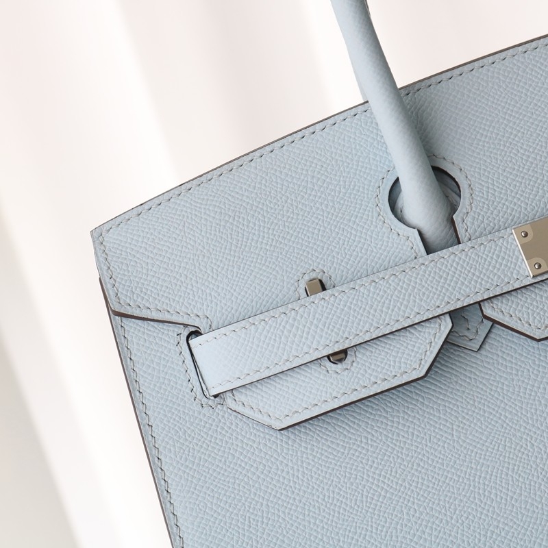 T0 Blue brume epsom sellier Birkin30 with PHW