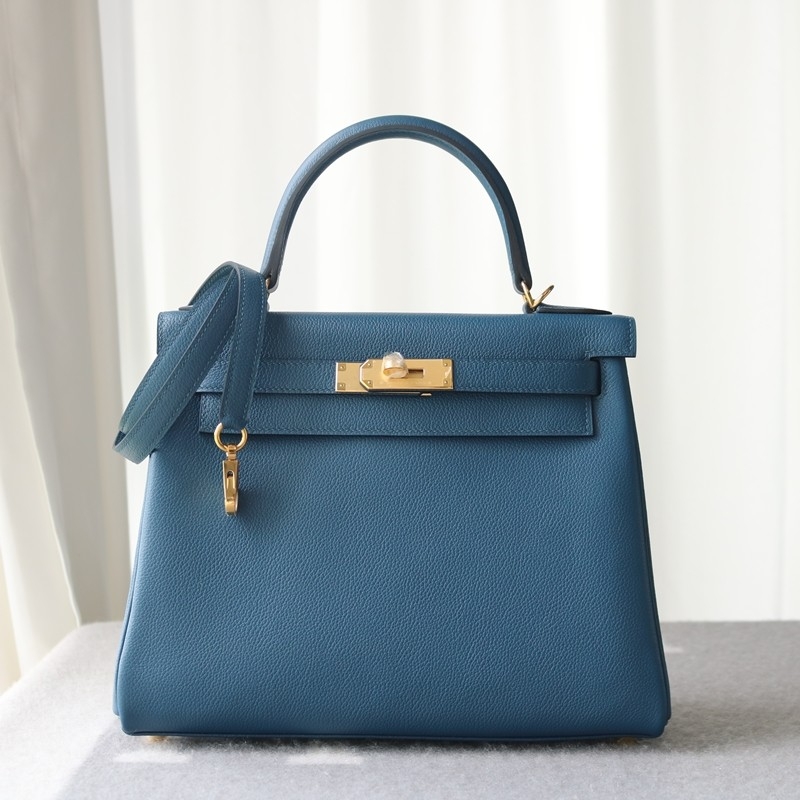 S4 Blue deep evercolor kelly 28 retourne with GHW
