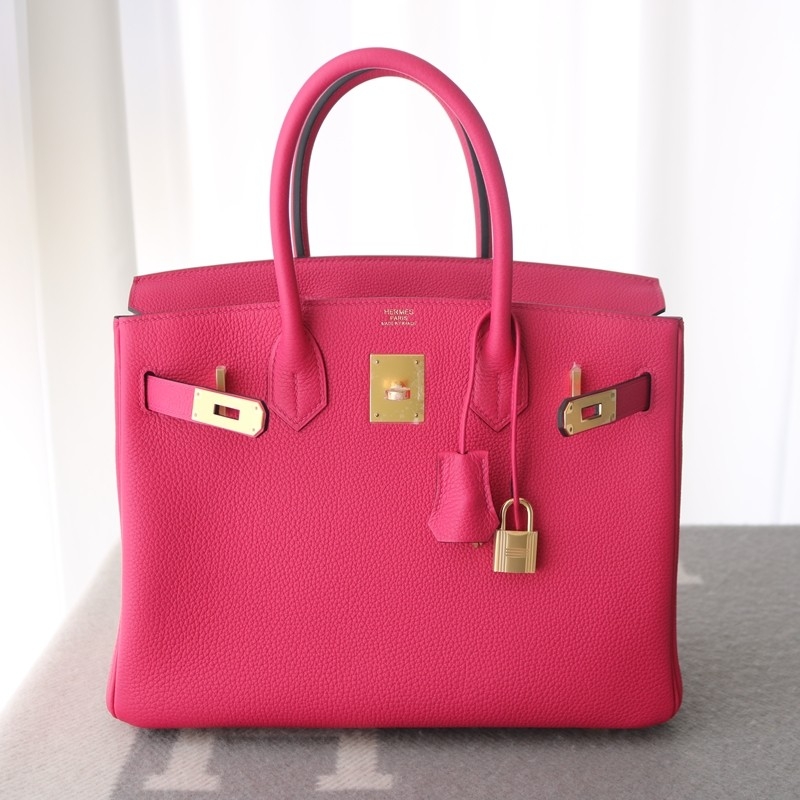 0D Rose Mexico togo birkin 30 with ghw