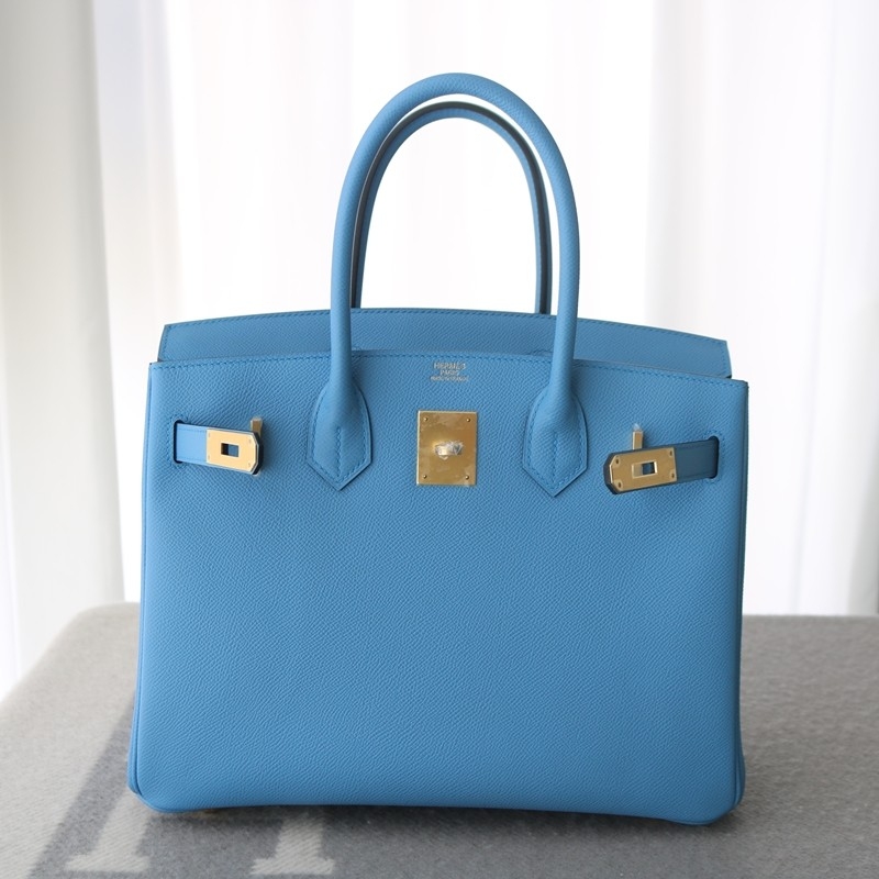 2T BIeu Paradise Epsom birkin 30 with ghw