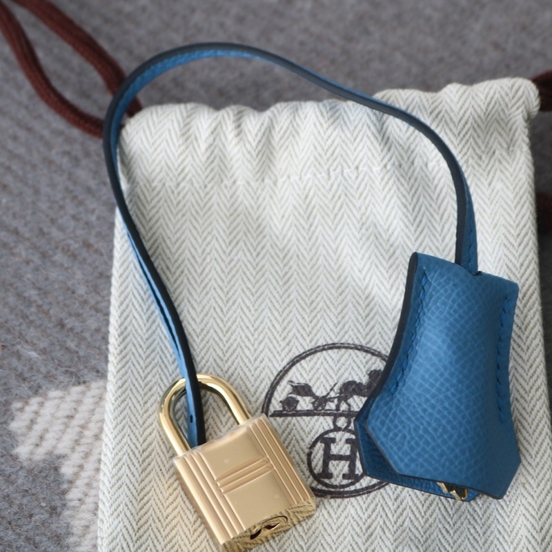 2T BIeu Paradise Epsom birkin 30 with ghw