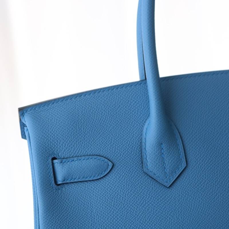 2T BIeu Paradise Epsom birkin 30 with ghw