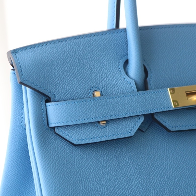 2T BIeu Paradise Epsom birkin 30 with ghw