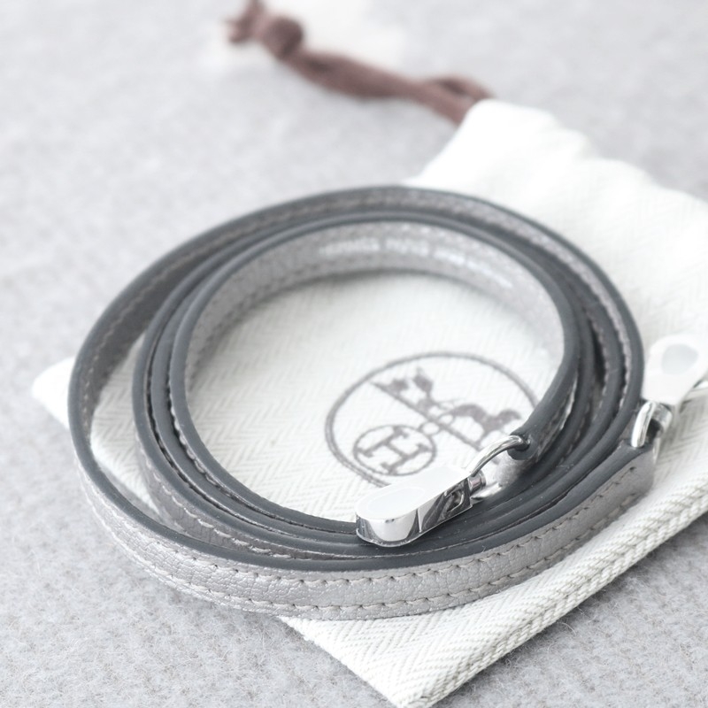 Mini Kelly Metallic Olympic Silver Leather PHW