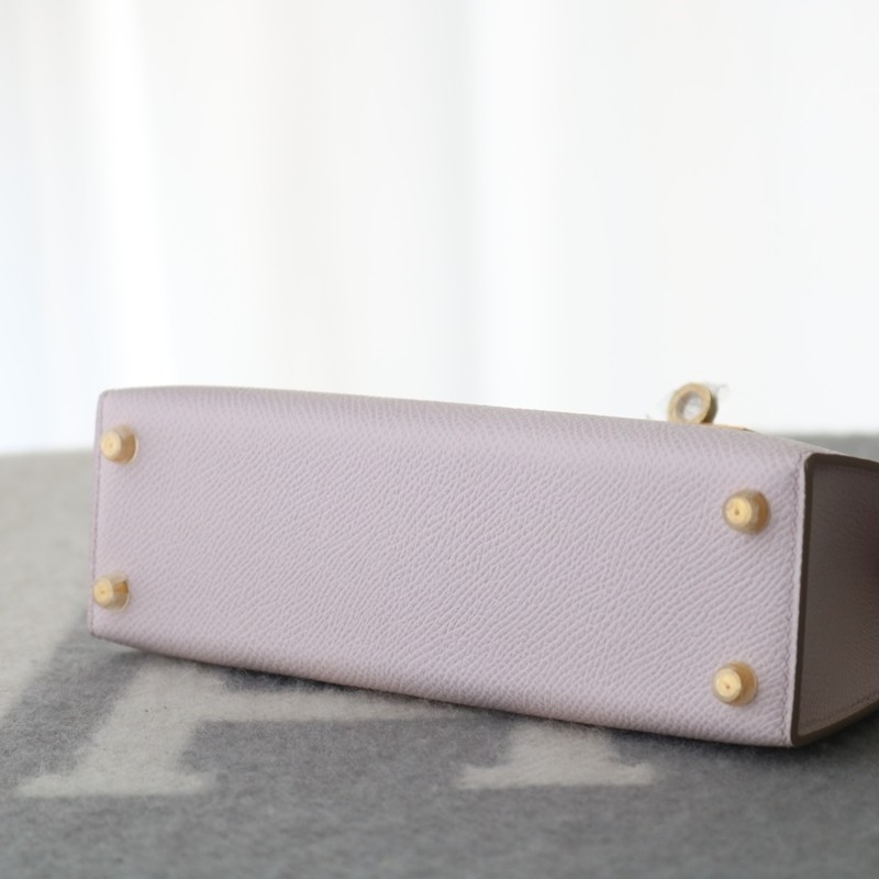 09 Mauve pale Epsom mysore kelly mini II with GHW