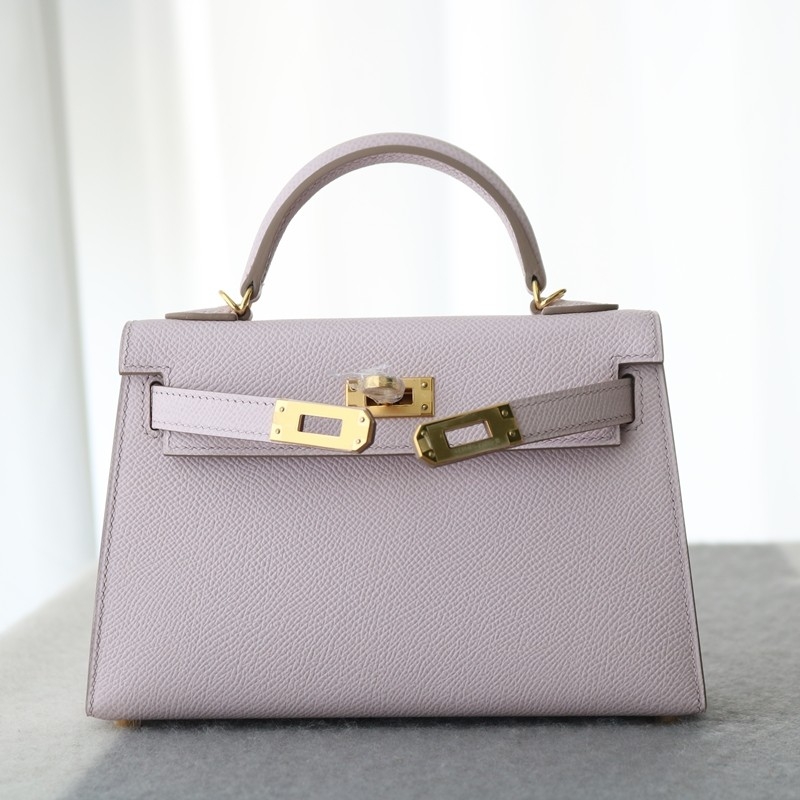 09 Mauve pale Epsom mysore kelly mini II with GHW