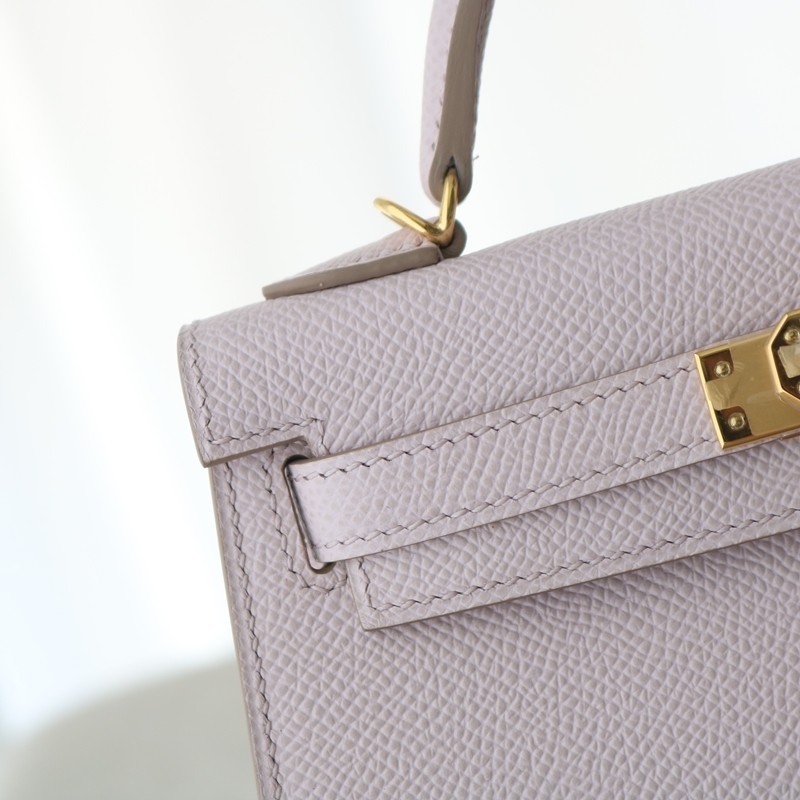 09 Mauve pale Epsom mysore kelly mini II with GHW