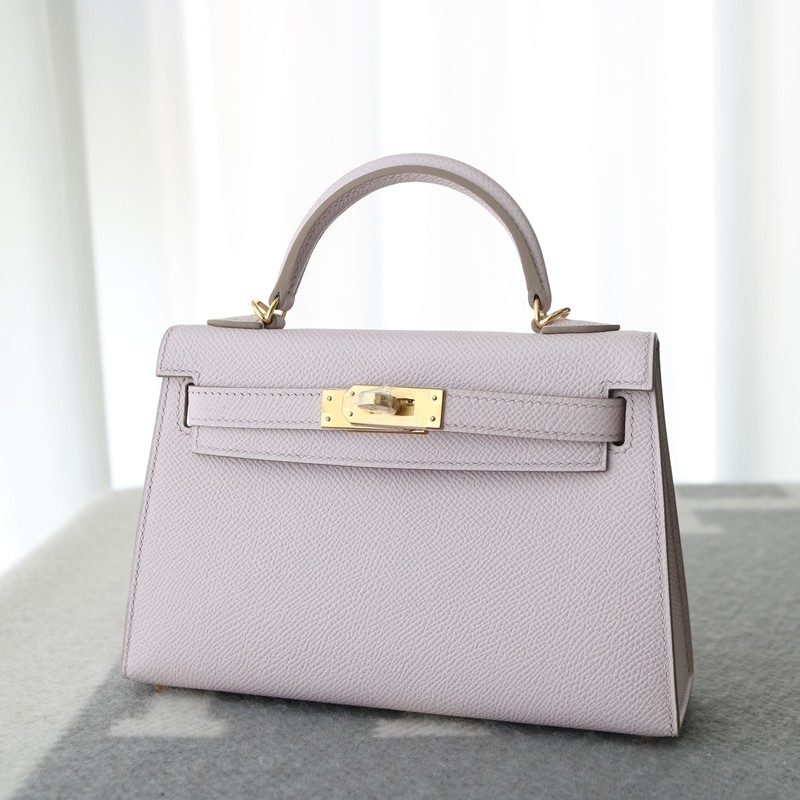 09 Mauve pale Epsom mysore kelly mini II with GHW