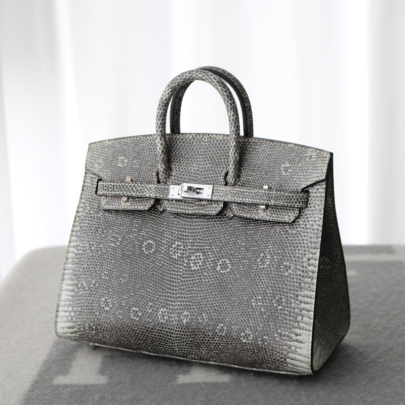 1B Ombre Lizard Birkin 20 Sellier With PHW
