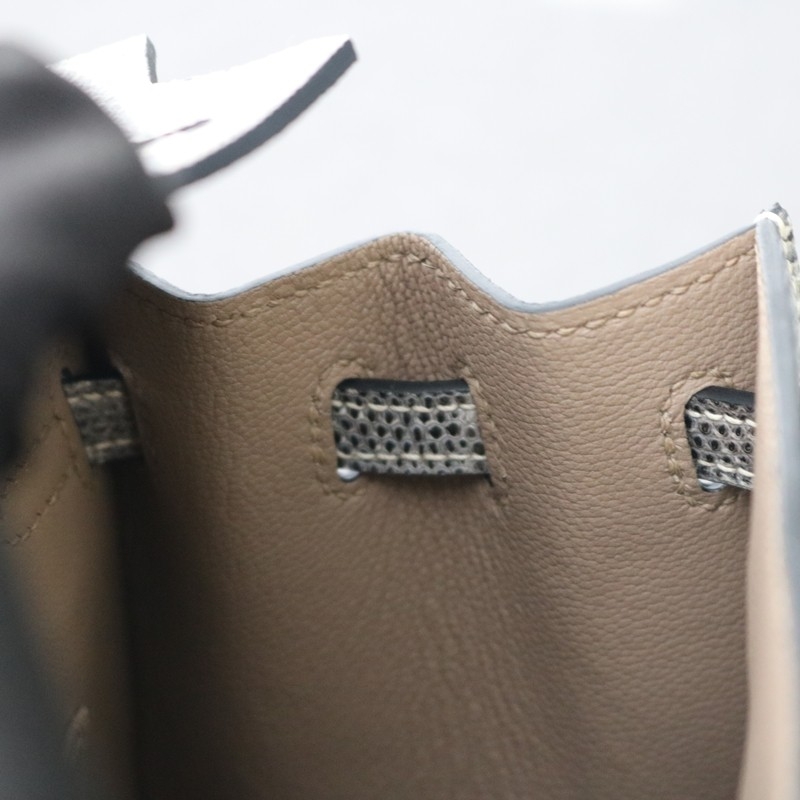 1B Ombre Lizard Birkin 20 Sellier With PHW
