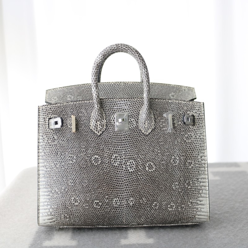1B Ombre Lizard Birkin 20 Sellier With PHW