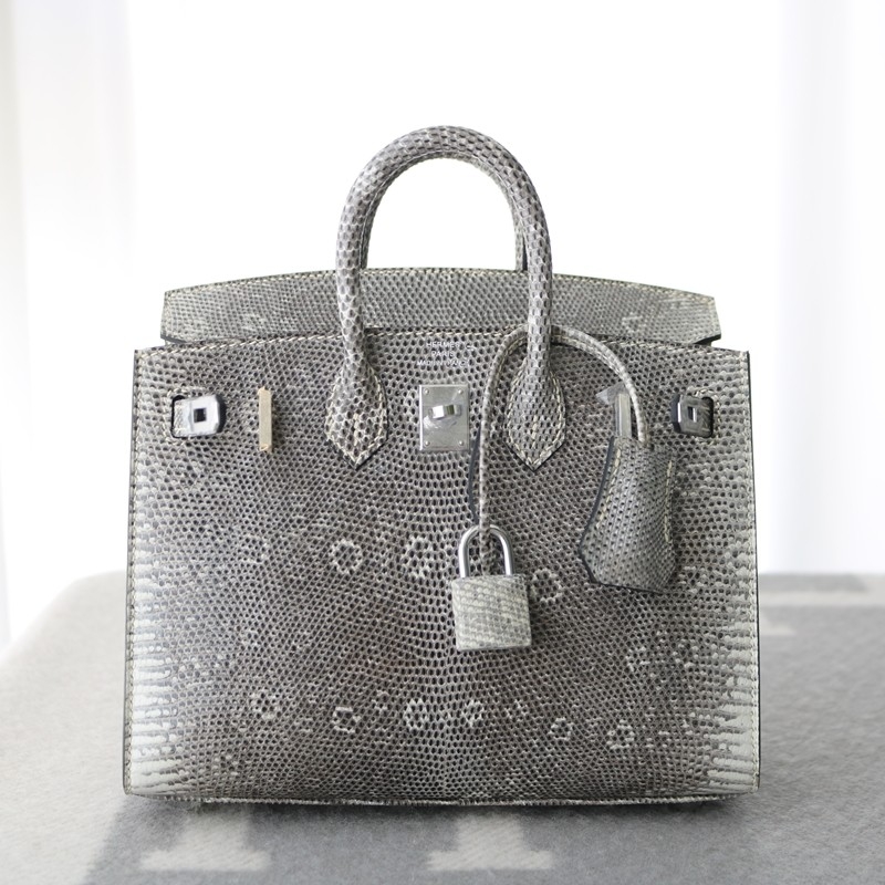 1B Ombre Lizard Birkin 20 Sellier With PHW