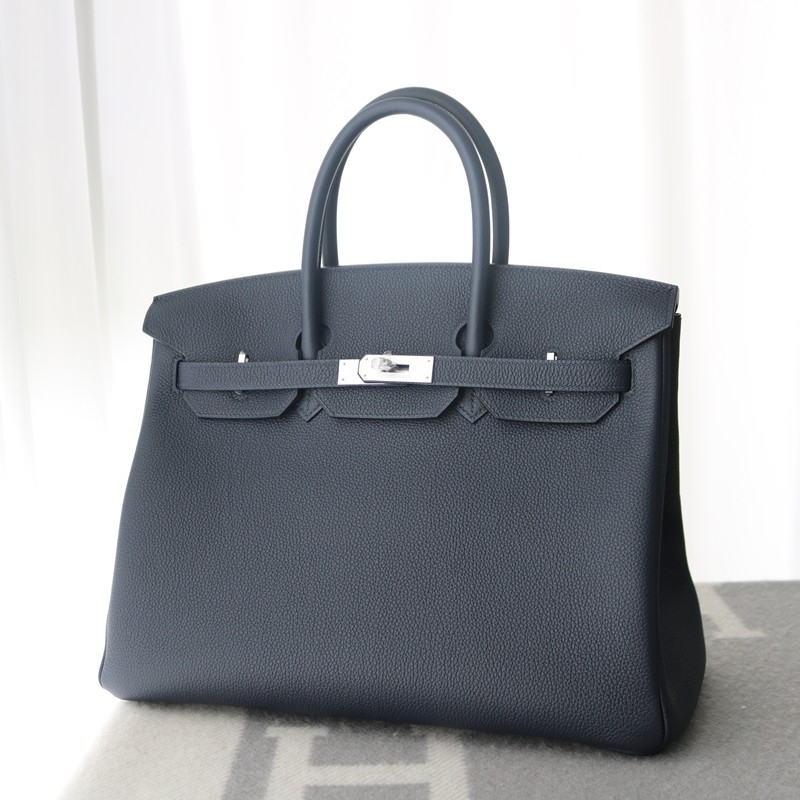 2Z blue nuit togo Birkin 35 PHW