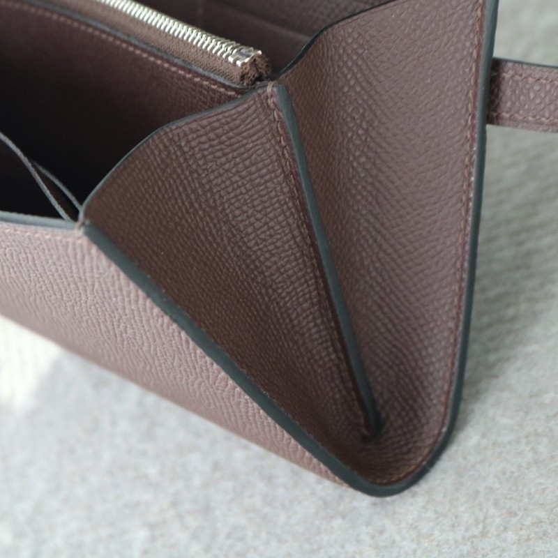 0G rouge sellier Epsom Kelly Wallet With Phw