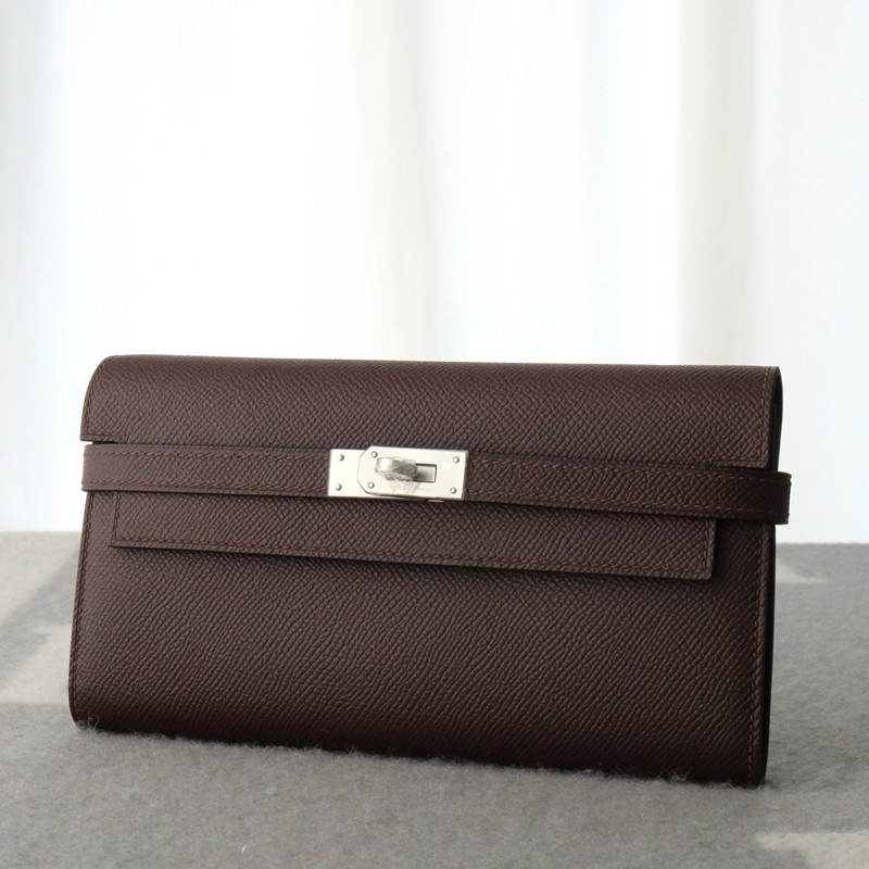 0G rouge sellier Epsom Kelly Wallet With Phw