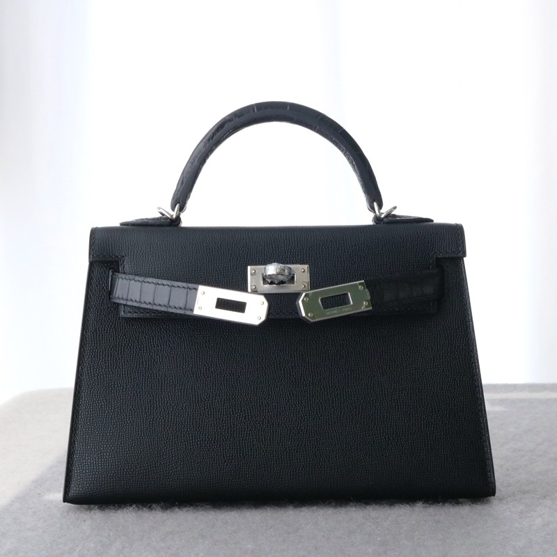 CK89 Nior/Black Madame and Matt aligator kelly mini touch with phw