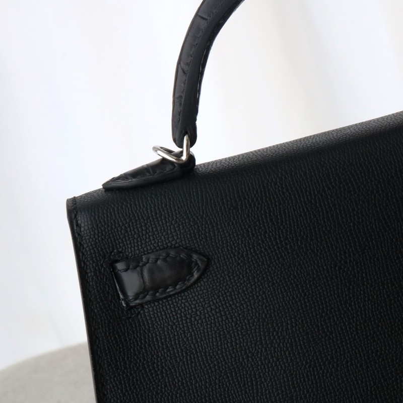 CK89 Nior/Black Madame and Matt aligator kelly mini touch with phw