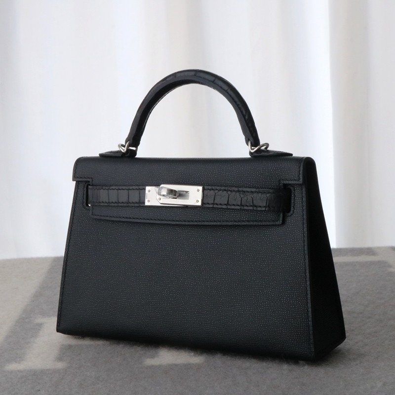 CK89 Nior/Black Madame and Matt aligator kelly mini touch with phw