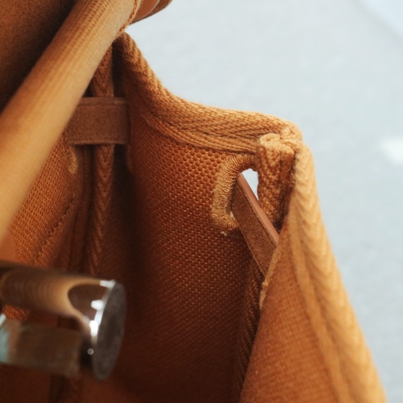 HERMÈS Herbag Zip Mini 20 sesame (2S) Palladium Hardware