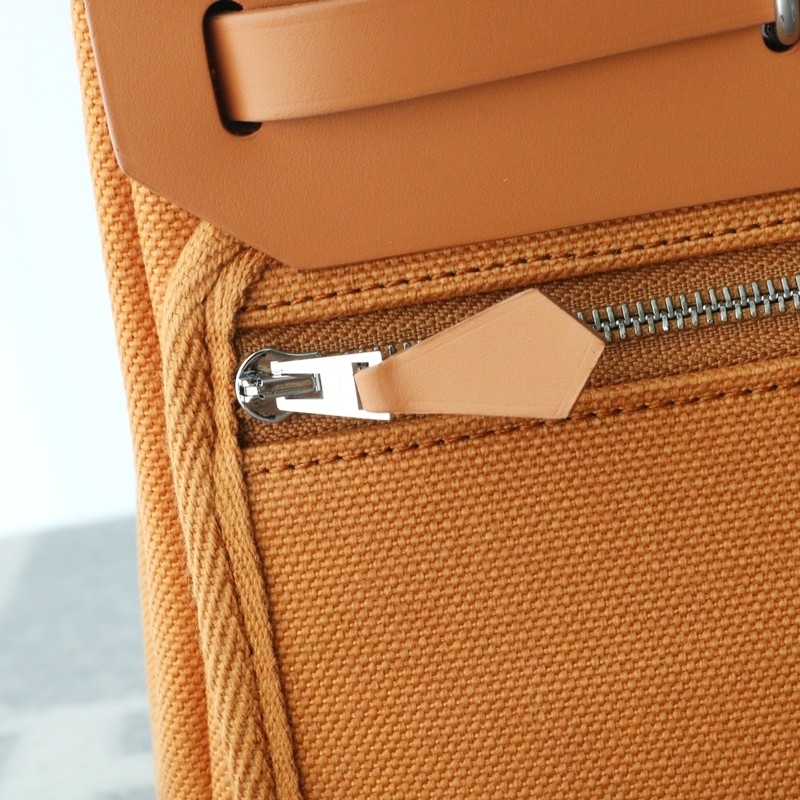 HERMÈS Herbag Zip Mini 20 sesame (2S) Palladium Hardware