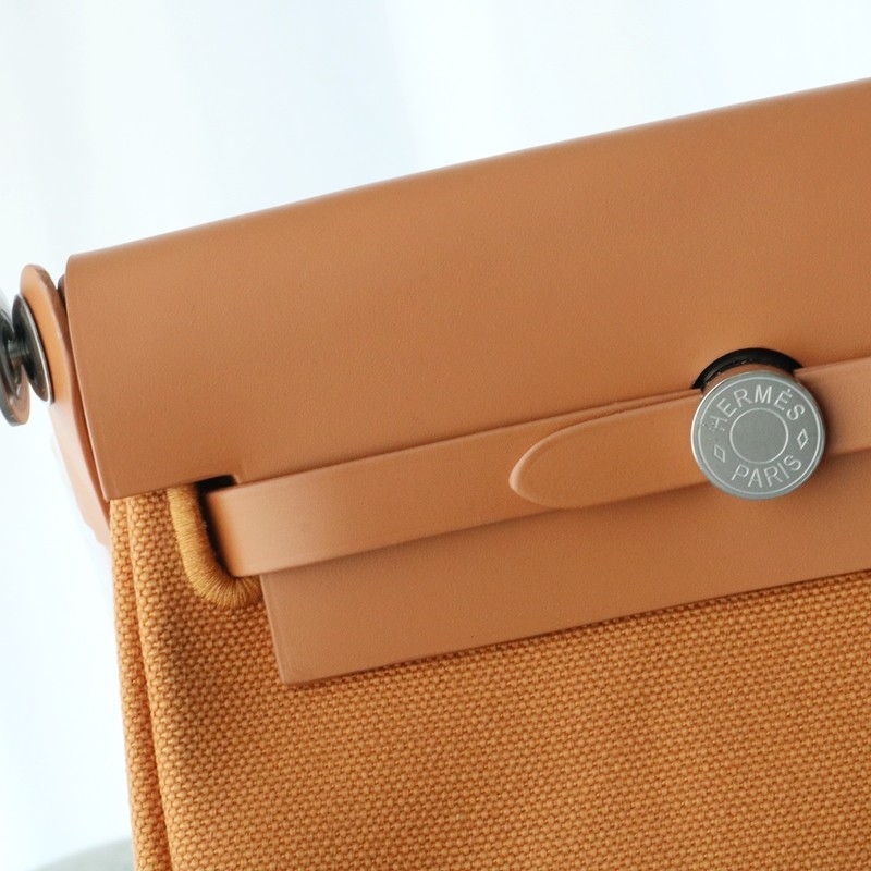 HERMÈS Herbag Zip Mini 20 sesame (2S) Palladium Hardware