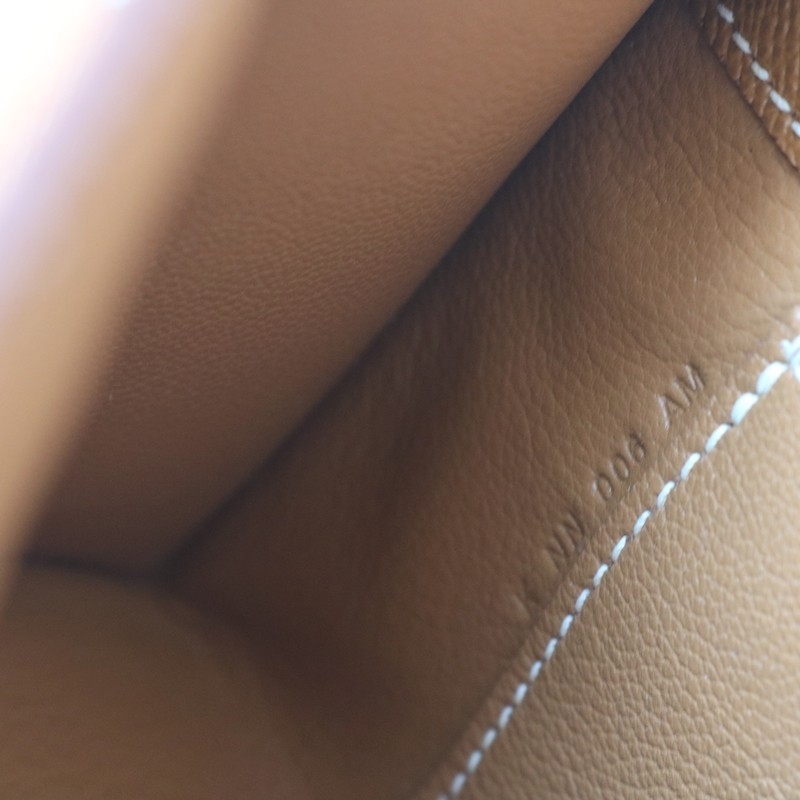 C37 GOLD epsom kelly pochette with ghw