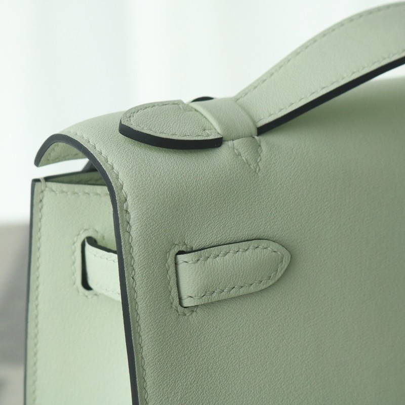 0S vert fizz Swift Kelly Pochette With PHW
