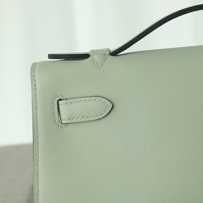 0S vert fizz Swift Kelly Pochette With PHW