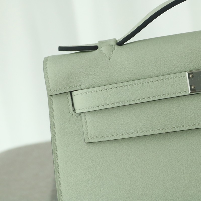 0S vert fizz Swift Kelly Pochette With PHW