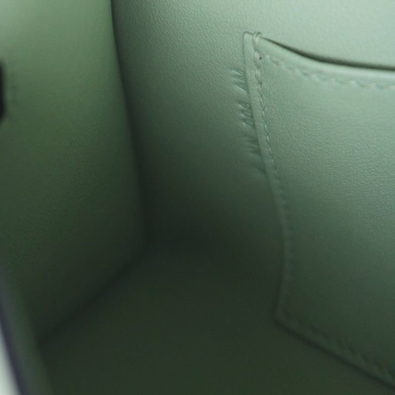 3i vert criquet Swift Kelly Pochette With GHW