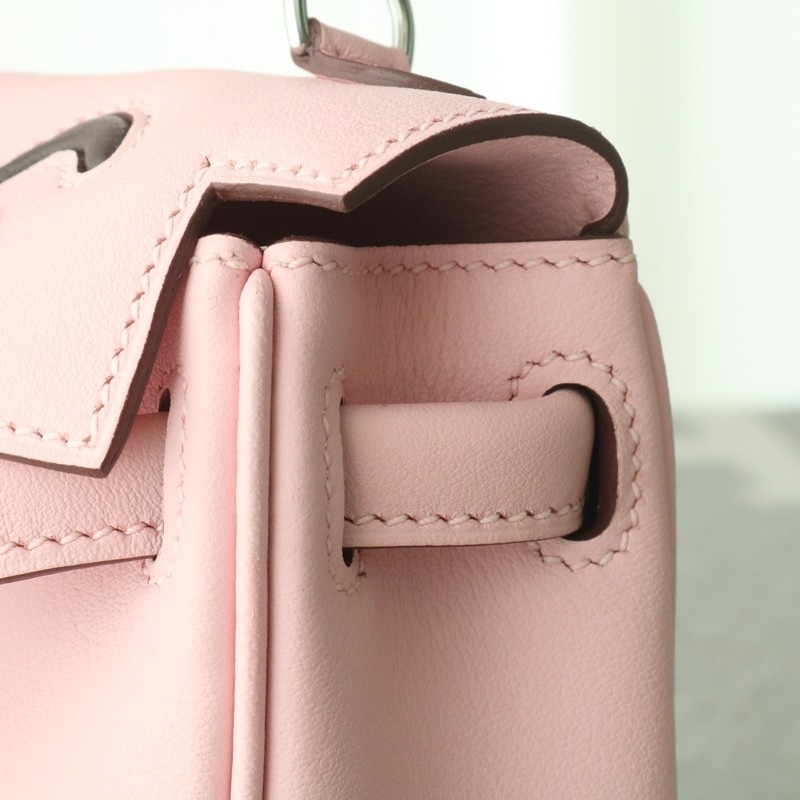 Hermes Kelly Doll Swift 3Q Rose Sakura /4A Caffe with PHW