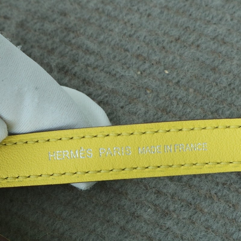 Hermes Kelly Doll Swift 9R lime /93 Orange with PHW