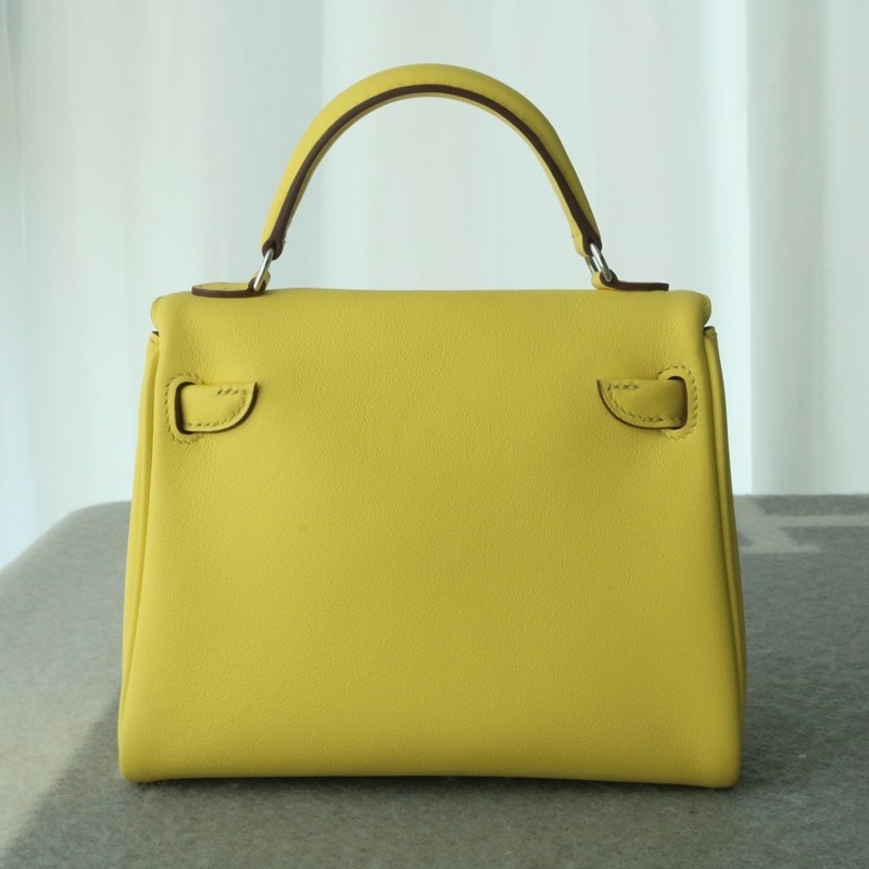 Hermes Kelly Doll Swift 9R lime /93 Orange with PHW