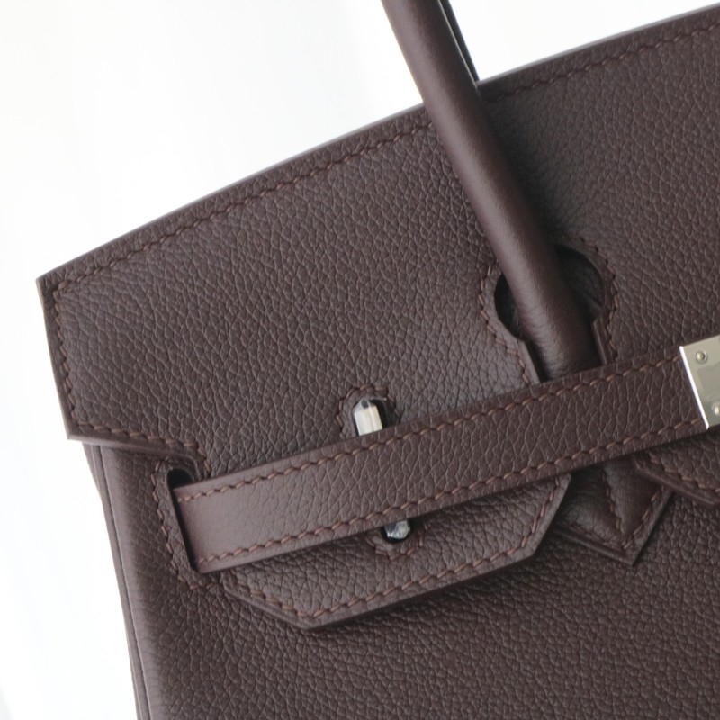 Hermes Shoulder Birkin Light 29 in rouge sellier evercolor with phw