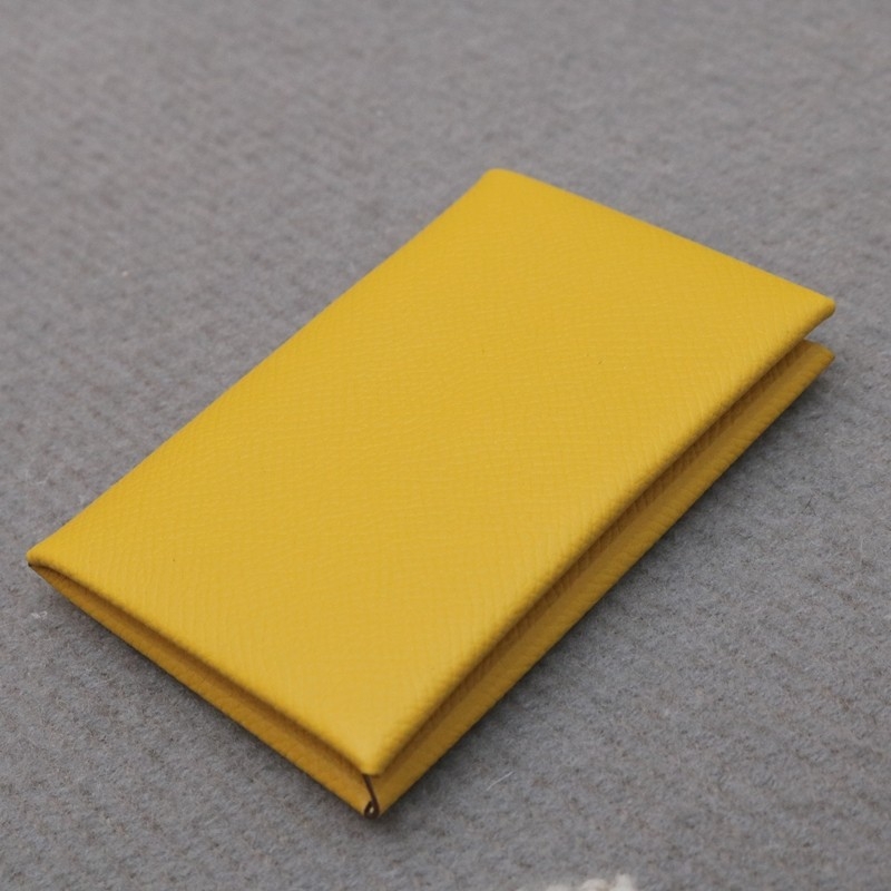 9D Jaune Amber Calvi Epsom With Phw