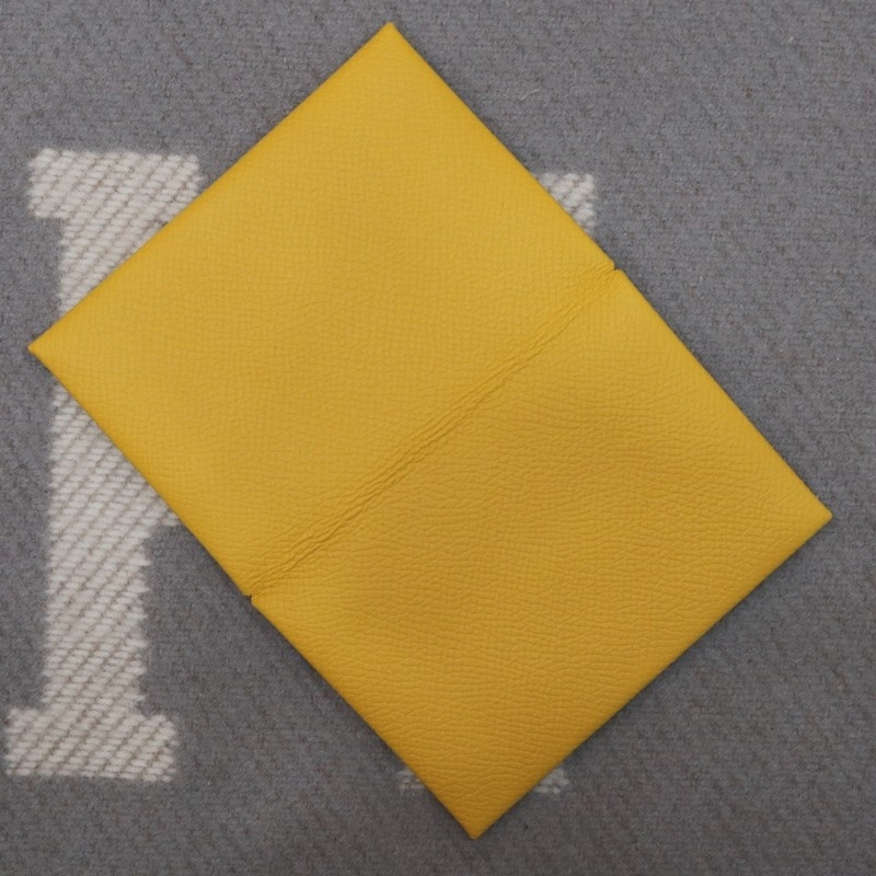 9D Jaune Amber Calvi Epsom With Phw