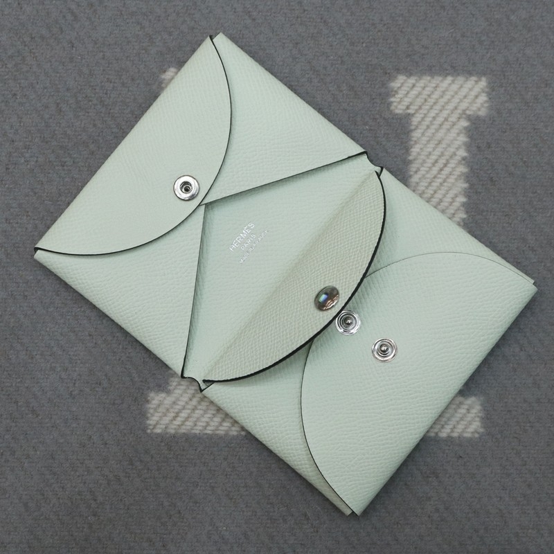 0S vert fizz Calvi Duo card holder Epsom With Phw