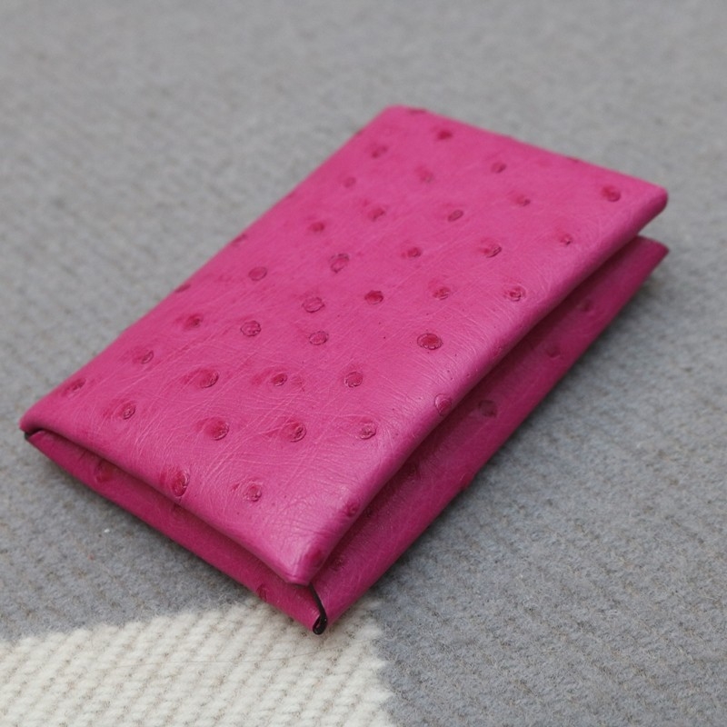 E5 Rose Tyrien Calvi Ostrich With Phw