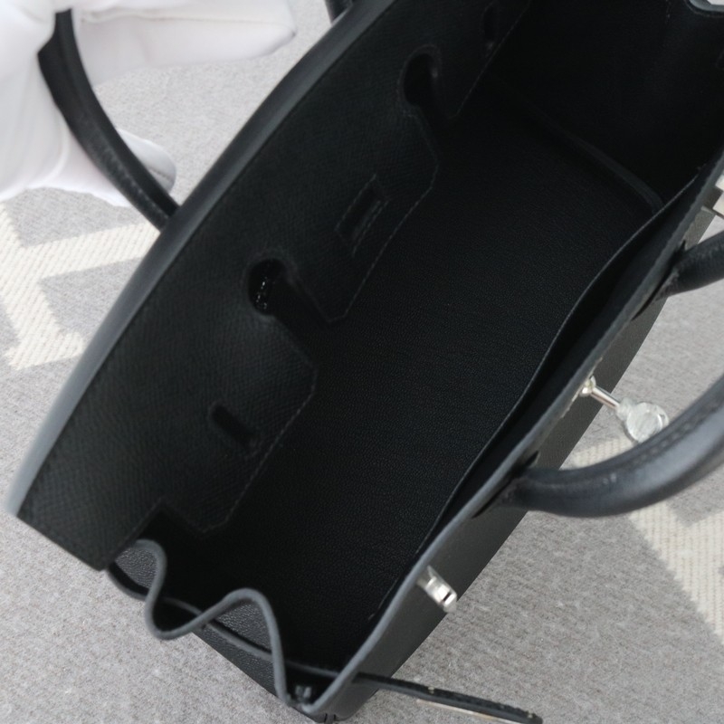 CK89 Nior/Black epsom birkin 25 PHW